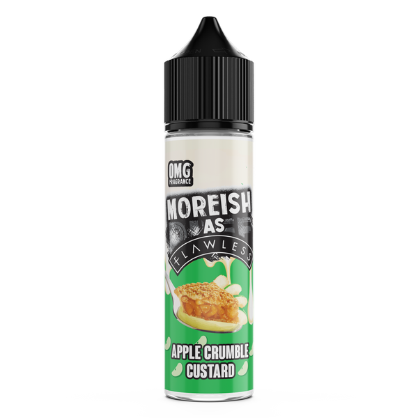 Moreish as Flawless Apple Crumble Custard 50ml Short Fill
