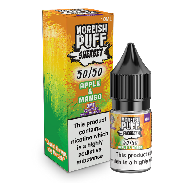 Moreish Puff Apple & Mango Sherbet 10ml 50/50 E-Liquid
