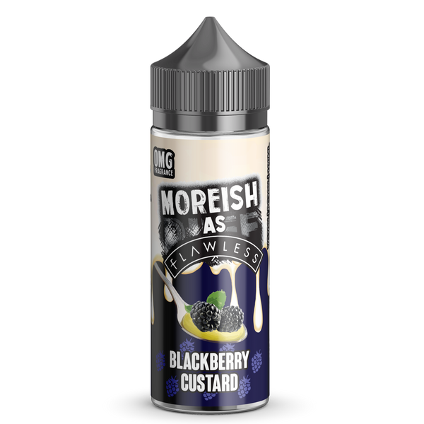 Moreish as Flawless Blackberry Custard 100ml Short Fill