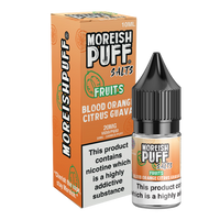 Moreish Puff Blood Orange Citrus Guava Fruits 10ml Nic Salt