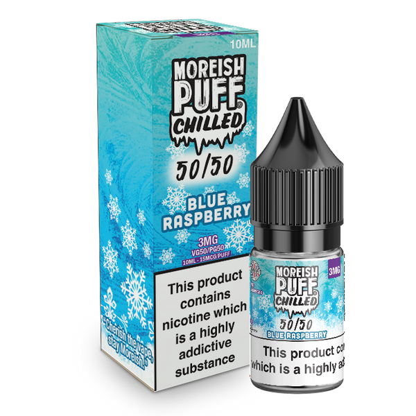 Moreish Puff Blue Raspberry Chilled 10ml 50/50 E-Liquid