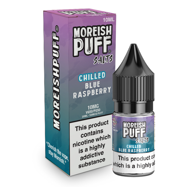 Moreish Puff Blue Raspberry Chilled 10ml Nic Salt
