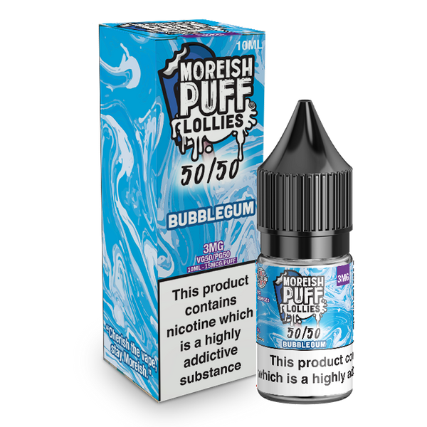 Moreish Puff Bubblegum Lollies 10ml 50/50 E-Liquid