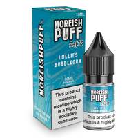 Moreish Puff Bubblegum Lollies 10ml Nic Salt