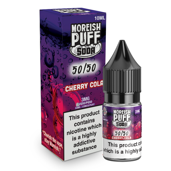 Moreish Puff Cherry Cola Soda 10ml 50/50 E-Liquid