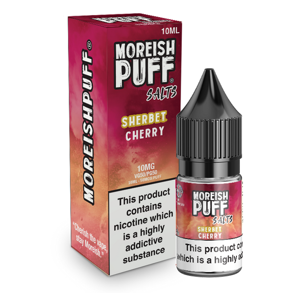 Moreish Puff Cherry Sherbet 10ml Nic Salt