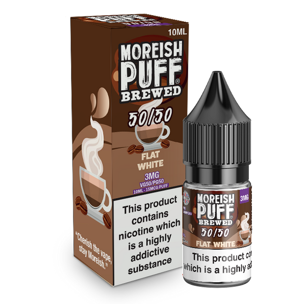 Moreish Puff Flat White Brewed 10ml 50/50 E-Liquid