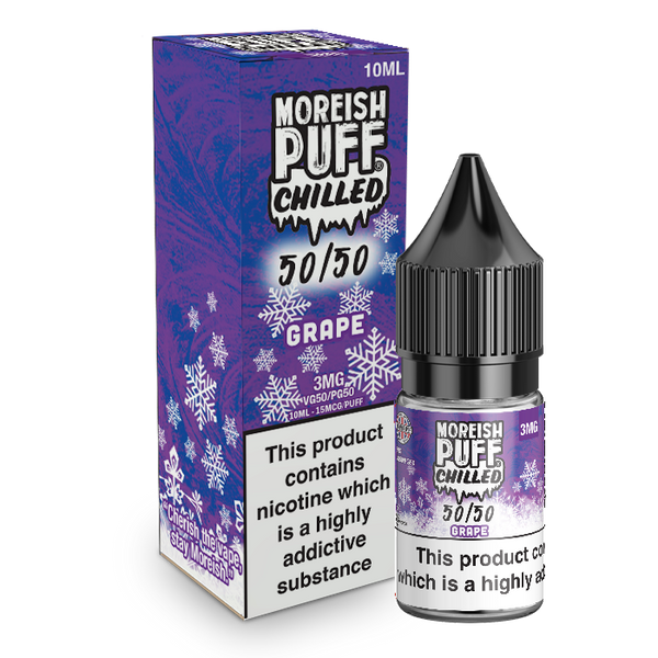 Moreish Puff Grape Chilled 10ml 50/50 E-Liquid