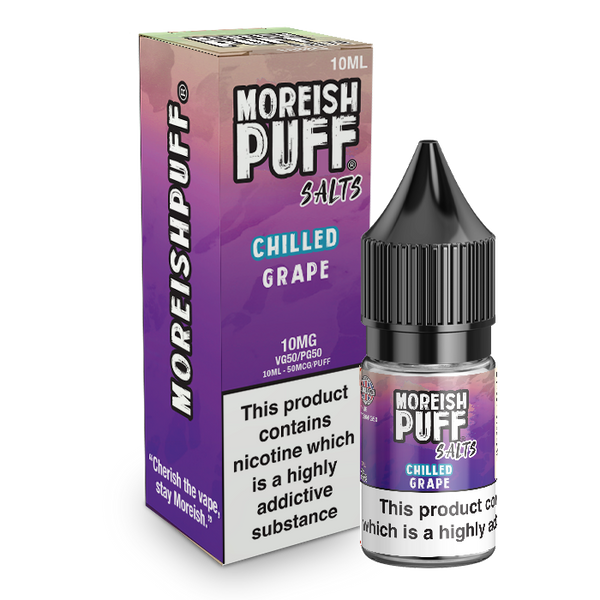 Moreish Puff Grape Chilled 10ml Nic Salt