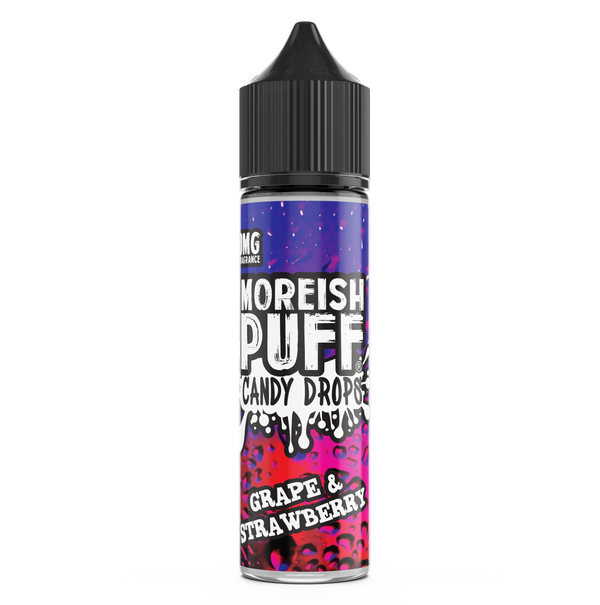 Moreish Puff Grape & Strawberry Candy Drops 50ml Short Fill