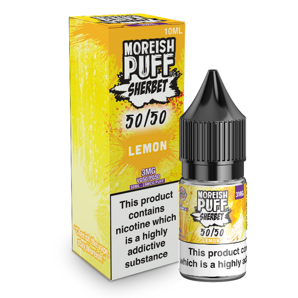 Moreish Puff Lemon Sherbet 10ml 50/50 E-Liquid