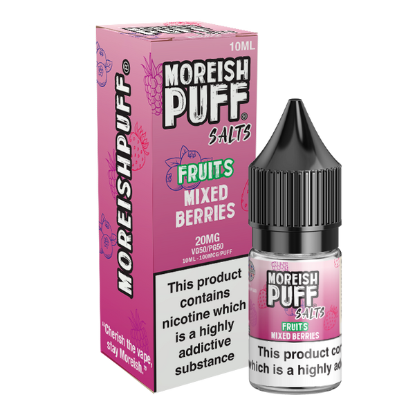 Moreish Puff Mixed Berries Fruits 10ml Nic Salt