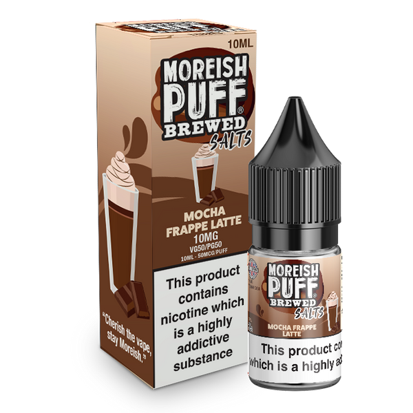 Moreish Puff Mocha Frappe Latte Brewed 10ml Nic Salt