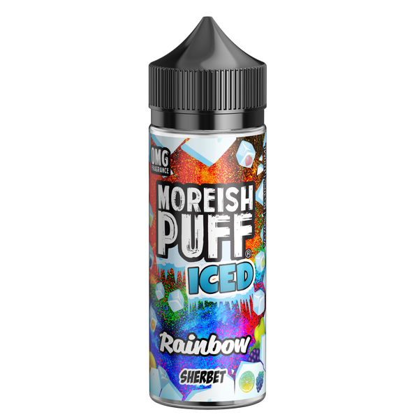 Moreish Puff Iced Rainbow Sherbet 100ml Short Fill