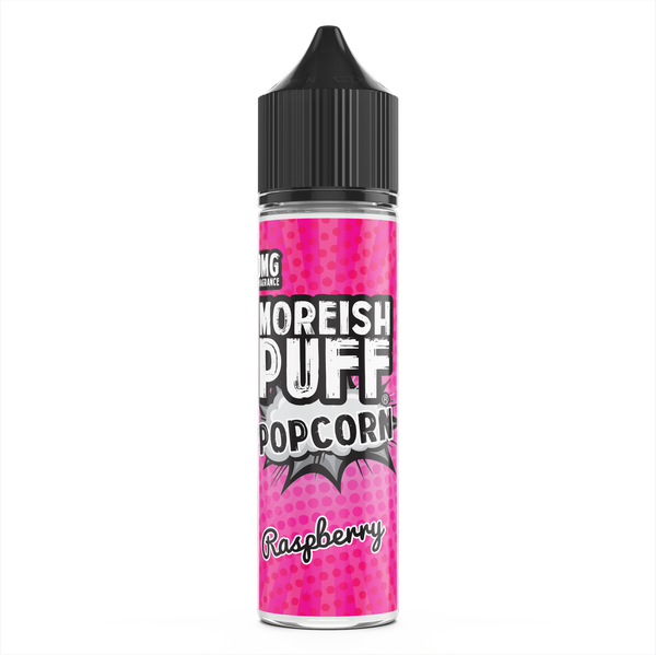 Moreish Puff Raspberry Popcorn 50ml Short Fill