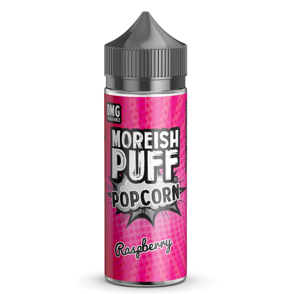 Moreish Puff Raspberry Popcorn 100ml Short Fill