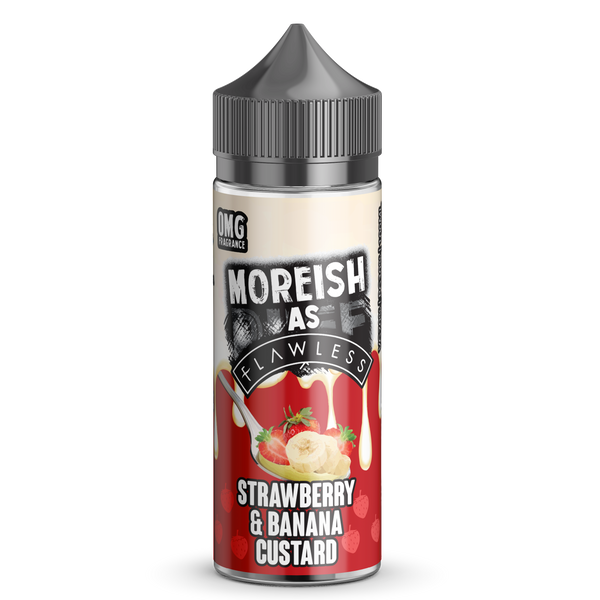 Moreish as Flawless Strawberry Banana Custard 100ml Short Fill
