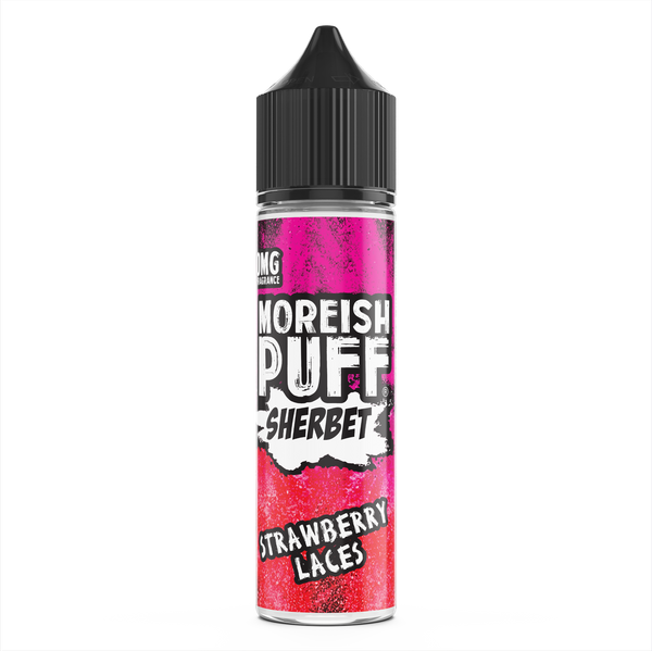 Moreish Puff Strawberry Laces Sherbet 50ml Short Fill
