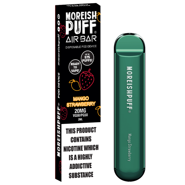 Moreish Puff Air Bar Mango Strawberry Disposable Pod Device
