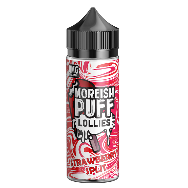 Moreish Puff Strawberry Split Lollies 100ml Short Fill
