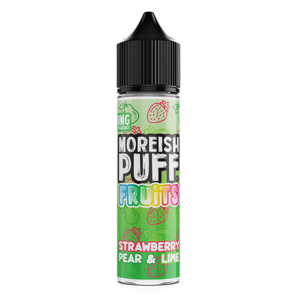 Moreish Puff Strawberry, Pear & Lime Fruits 50ml Short Fill