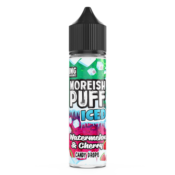 Moreish Puff Iced Watermelon & Cherry Candy Drops 50ml Short Fill