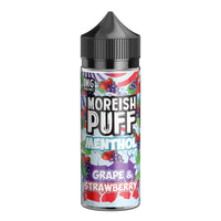 Moreish Puff Grape & Strawberry Menthol 100ml Short Fill