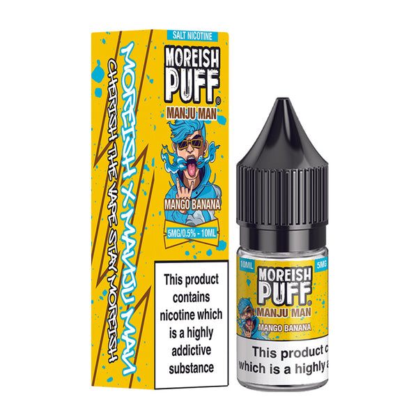 Moreish Puff Manju Man Mango Banana 10ml Nic Salt