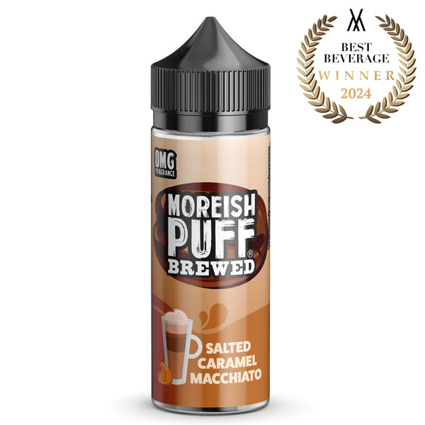 Moreish Puff Salted Caramel Macchiato Brewed 100ml Short Fill