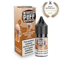 Moreish Puff Salted Caramel Macchiato Brewed 10ml Nic Salt