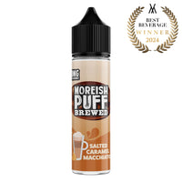 Moreish Puff Salted Caramel Macchiato Brewed 50ml Short Fill