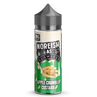 Moreish as Flawless Apple Crumble Custard 100ml Short Fill