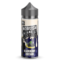 Moreish as Flawless Blackberry Custard 100ml Short Fill