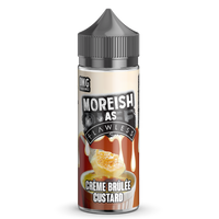 Moreish as Flawless Creme Brulee Custard 100ml Short Fill