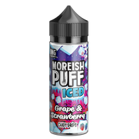 Moreish Puff Iced Grape & Strawberry Candy Drops 100ml Short Fill