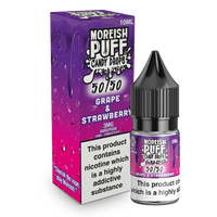 Moreish Puff Grape and Strawberry Candy Drops 10ml 50/50 E-Liquid