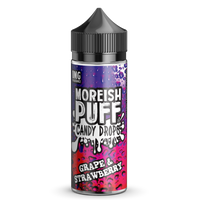 Moreish Puff Grape & Strawberry Candy Drops 100ml Short Fill