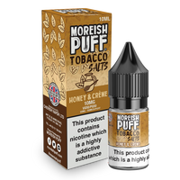 Moreish Puff Honey and Creme Tobacco 10ml Nic Salt