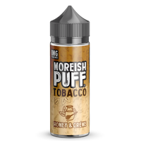 Moreish Puff Honey & Creme Tobacco 100ml Short Fill