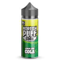 Moreish Puff Lemon Lime Cola Soda 100ml Short Fill
