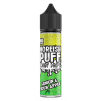 Moreish Puff Lemon & Sour Apple Candy Drops 50ml Short Fill