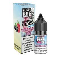 Moreish Puff Mixed Berries Summer Cider on Ice 10ml Nic Salt