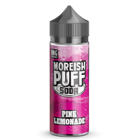 Moreish Puff Pink Lemonade Soda 100ml Short Fill