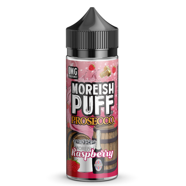 Moreish Puff Raspberry Prosecco 100ml Short Fill