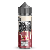 Moreish as Flawless Rhubarb Custard 100ml Short Fill