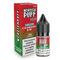 Moreish Puff Strawberry and Kiwi Chilled 10ml Nic Salt