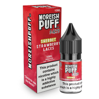 Moreish Puff Strawberry Laces Sherbet 10ml Nic Salt