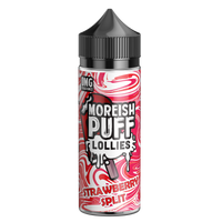 Moreish Puff Strawberry Split Lollies 100ml Short Fill