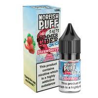 Moreish Puff Strawberry Summer Cider on Ice 10ml Nic Salt