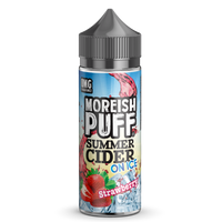 Moreish Puff Strawberry Summer Cider On Ice 100ml Short Fill